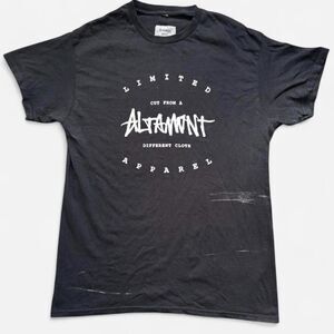 Altamont Men's Black and Grey T-shirt